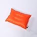 Altsuceser Inflatable Camping Pillow Blow up Pillows Travel Pillow Ergonomic Inflating Pillows for Neck Lumbar Support Travel Air Pillows for Camping, Hiking, Backpacking Dark Orange