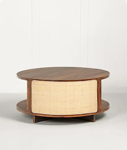 SMAART CRAAFTS Cane Solid Wood Coffee Table 25 kg - Image 7