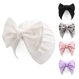 Utilisation toute l'année : matériau en coton Singer, épaisseur modérée, les turbans pour nouveau-nés pour bébés filles sont spécialement conçus pour la croissance saine du nouveau-né. Peut être porté toute l'année, protège bébé du soleil et de la transpiration, offrant également un câlin chaud à la tête de bébé en automne ou en hiver. À l'intérieur, dans les centres commerciaux, dans les voitures, etc., pratique pour un usage quotidien.