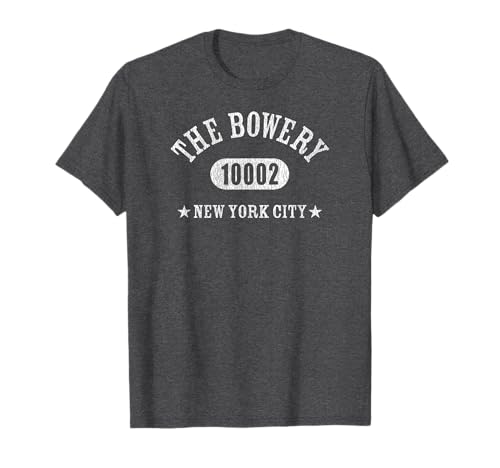THE BOWERY NEW YORK CITY 10002 / NYC Athletic con detalles Camiseta