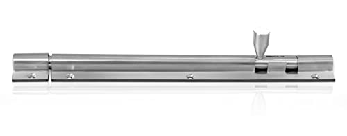 Image of Plantex Stainless Steel Tower Bolt /Tower Bolt for Home,Offices Doors and Windows /Tower Bolt for Main Door /Door Latch /Kundi /Chitakini /Door Latch for Windows - Pack of 2 (Matt Finish, 8 inch)