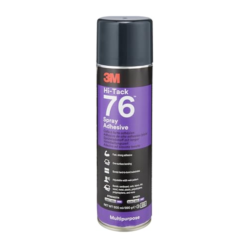 3M Sprühklebstoff 76, hohe Klebkraft 500 ml (1-er Pack) 3M Sprühklebstoff 76, hohe Klebkraft 500 ml (1-er Pack)