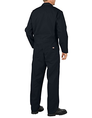 Dickies Men's Long Sleeve Flex Coverall, Black, MS