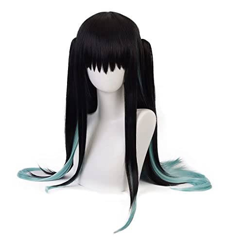 Perruque de cosplay cheveux longs dégradé pour briller à votre prochaine fête d'Halloween