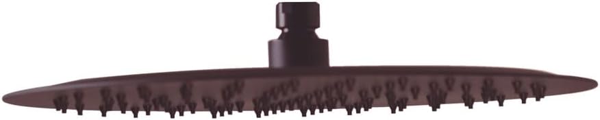 12" Oil Rubbed Bronze Rain Shower Head with Wall Mount Arm