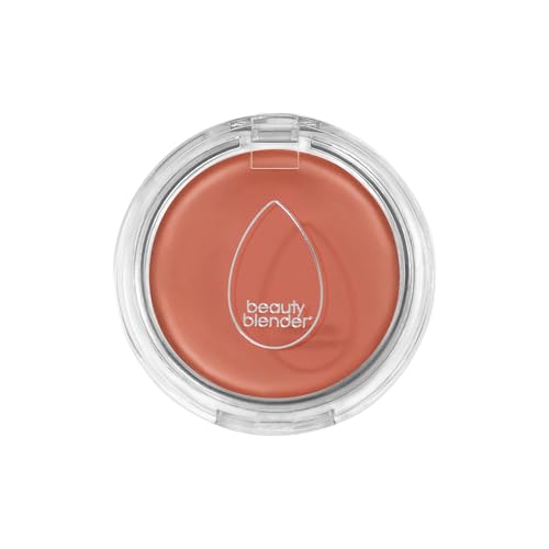 Beautyblender Bounce Liquid Whip Cream Blush, Dewy Glow, Long-Lasting, Buildable Color, Vegan with Hyaluronic Acid & Vitamin C, Playful Peach