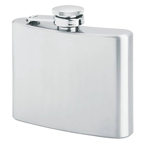 Primo 18/8 Stainless Steel Premium Hip Liquor Flasks, 4 oz.