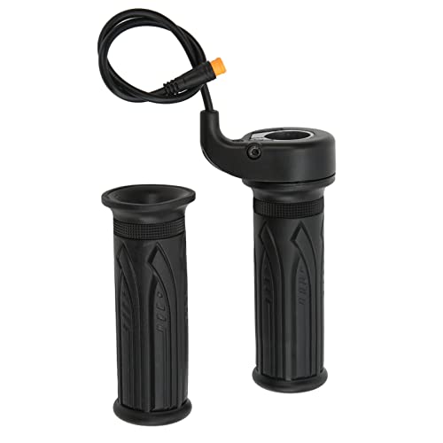 Drfeify Maniglia Dell'acceleratore per Bici Elettrica, Impugnatura Dell'acceleratore per velocità Scooter 20X con Connettore Impermeabile Compatibile con Manubrio da 22,2 Mm