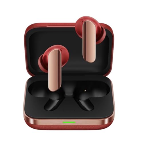 Image of Original Buds Air 7 Pro TWS Earbuds with 53 dB ANC, LHDC, 45Ms Low Latency, 360 Spatial Audio, IP55, BT 5.4, for Realme Android (Red)