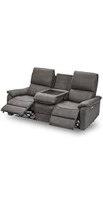 Amazon.co.jp: 【開梱設置便】 LEATHER TEX レザーテックス 電動ソファ