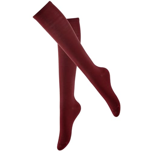 Image of Knee High Socks for Women, Long Tall Knee Tube Socks
