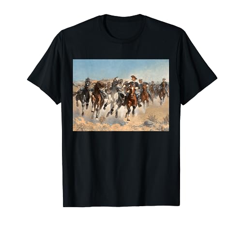 The fourth troopers moving the led horses T-Shirt, Black