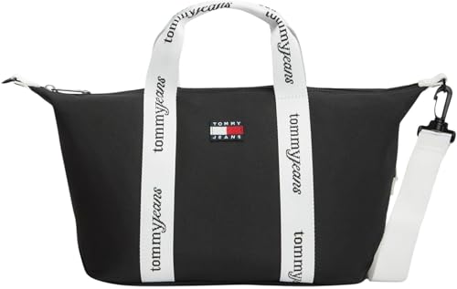 Tommy Jeans Tjw ESS Daily Mini Tote Aw0aw18460, Bolsa de Mano para Mujer, Black (Black), One Size