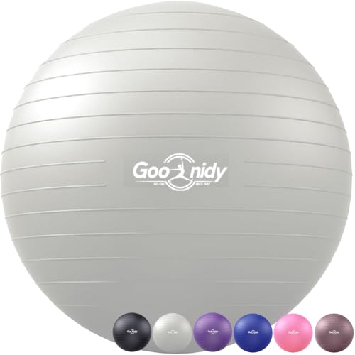 Image of Soft Exercise Ball, Pilates Yoga Ball Chair, Workout Equipment with Pump
