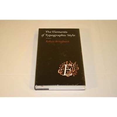 The Elements Of Typographic Style