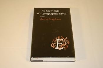 The Elements of Typographic Style Book Cover