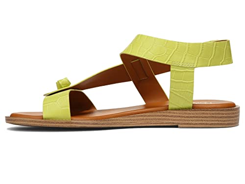Image of Franco Sarto Womens Glenni Ankle Strap Flat Sandals