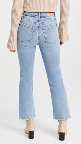 7 For All Mankind Women's High-Waisted Slim Kick Fit Jeans in Must3