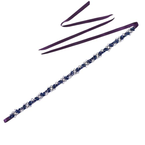 Rhinestone Bridal Belt, Women's Applique Ribbon Wedding Accessory, Evening Dress Waistband