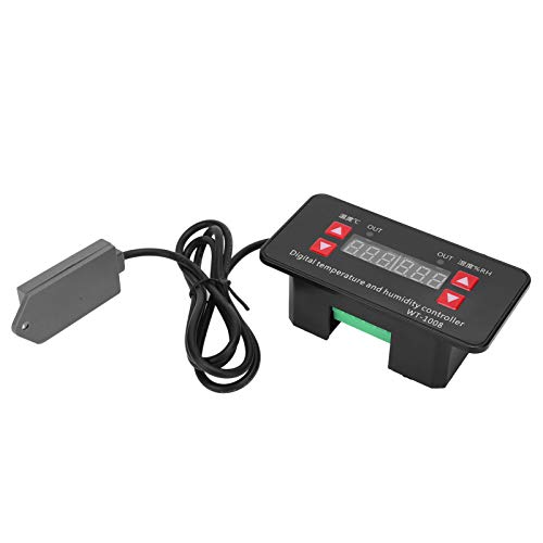 YWBL-WH Temperature and Humidity Controller Digital Display Thermostat Humidistat Greenhouse Switch WT-1008 110-220VAC, Control And Protection Switches