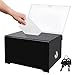 Produktbild Acrylspendenbox,Spendenbox Abschließbar,Wahlurne Spendenbox Durchsichtig,Kommentarbox Abschließbare Spendenbox Losbox Aus Acrylglas,Vorschlagsbox für Kommentare Stimmzettel Spenden(16 * 10 * 12CM)