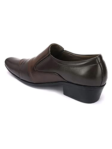 Image of SIR CORBETT Men's Synthetic Leather Moccasin Formal Shoes