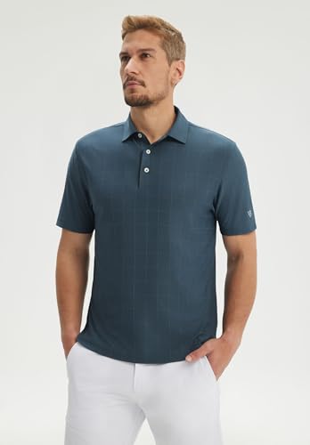 M MAELREG Performance Polo Shirts for Men Soft Casual Lightweight Quick Dry Athletic Sport Golf Shirt — view 2