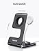 Lamicall Foldable Apple Watch Stand for Charger - Aluminum Desk Watch Charging Stand Dock with Cable Organizer, Portable Travel Holder for iWatch Series 1-11, Series Ultra SE, Charger Not Included