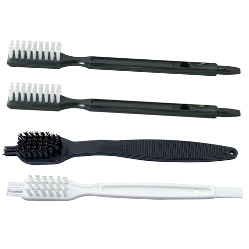 Image of Juicer Cleaning Brushes Compatible with Omega 8006, VRT, 8004 8003 VERT VRT350 VRT330 Masticating Juicers Replacement Cleaner, HD Bristles (4 Brushes)
