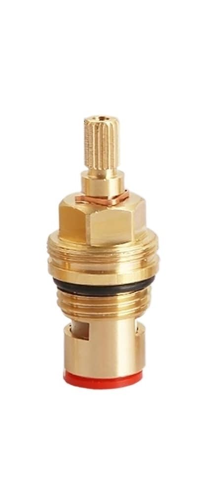 Replacement Faucet Valve, Replacement Brass Pair Ceramic Stem Disc Cartridge Mixer Hot and Cold Tap Inner Faucet