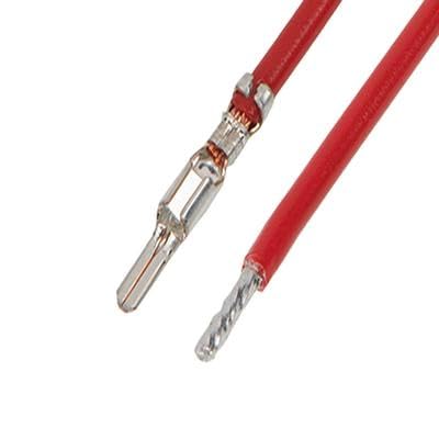 Molex/Waldom, 217523-2122, Rectangular Cable Assemblies MIZUP25 M-S Lead 150mm 0.5mm SQmm RED (95 Item/s)