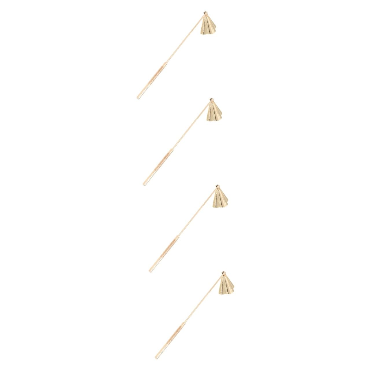 Amosfun Ensemble De 4 Coupe-mèches Et Éteignoirs Automatiques pour Bougies De 1 Cm De Diamètre pour Décoration Intérieure