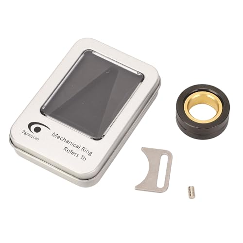 Pissente Pack de Jouets Fidget avec Anneaux Magnétiques, Anneaux Métalliques Anti-Stress, Jouet Rond Magnétique Portable pour Soulager Le Stress Quotidien...