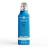 Grin White Teeth Oral Rinse, 16 Fl Oz, Fresh Breath Mouthwash, Brite Mint Flavored, Alcohol-Free