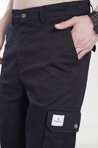 Image of DIVISIVE Men's Loose Baggy Fit Cotton Cargo Pants