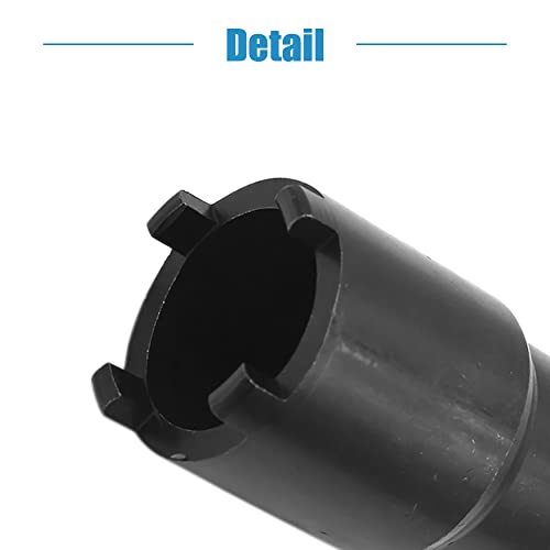 Image of uxcell 19mm 23mm 4 Pin Motorcycle Clutch Lock Nut Spanner Socket Wrench Repair Remove Tool Black for Honda CG125