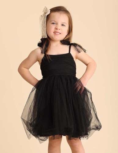 Arshiner Toddler Tutu Dress Girls Sleeveless Birthday Party Dresses Cute Princess Tulle Sundress for Kids 2-6Y3