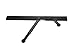 Don-Jo 2040 Steel Universal Door Coordinator, Flat Black Coated, 20-1/4" Length x 1-5/8" Width