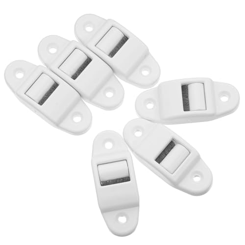 SEWACC 6Pcs Roller Shutter Belt Guide Webbing Cleaner with Internal Brush Lightweight Plastic Strap Guide for 14Mm Roller Shutter Accessories for Window Blinds