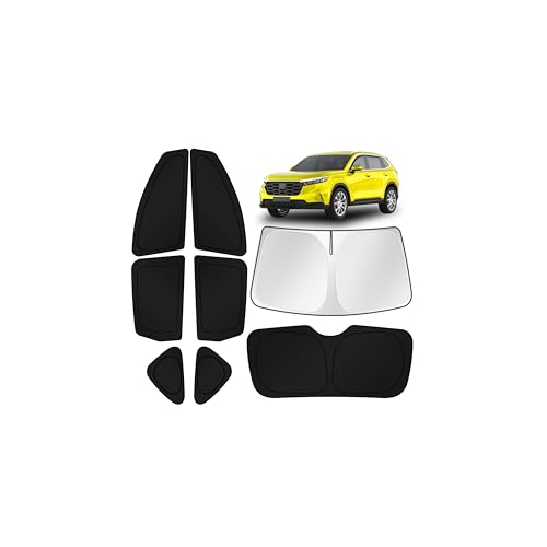 Image of KUST Car Window Shades for Honda CR-V 2012 2013 2014 2015 2016 Windshield Sun Shade Side Window Cover UV Block Privacy Protection Accessories for Camping Blackout Rear Back Full Set 8PCS