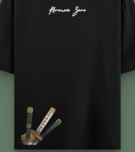Image of Black Jackal | Premium Oversized Unisex T-Shirt | Roronoa Zoro-Inspired Graphic Anime Tee | One Pieece-Inspired Design | Heavyweight 240 GSM Cotton Fabric | Unisex Fit