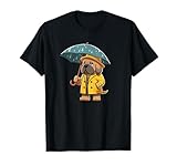 English Mastiff Umbrella Dog Funny Raincoat T-Shirt
