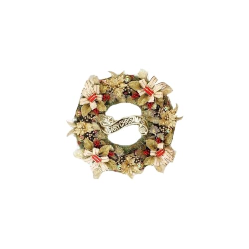 Couronne de Noël 80cm extérieure pour habiller facilement les entrées de commerces