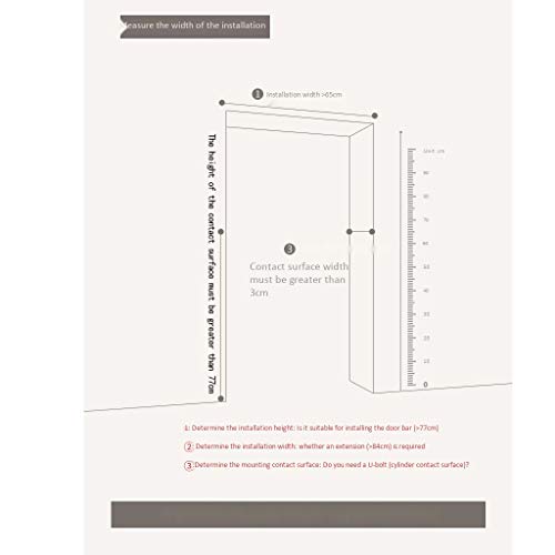 Barrière de sécurité escalier sans perçage à fixation par pression robuste