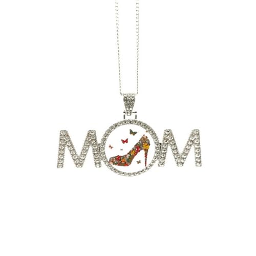 Collier à talons hauts pendentif femme bijou cadeau fête des mères