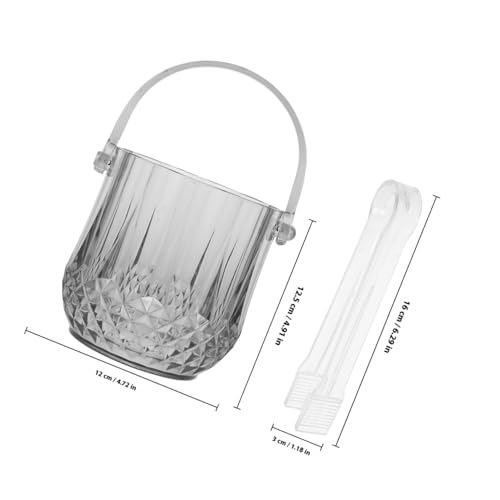 Stockage boissons et glaçons usage domestique avec seau à bière transparent - 3