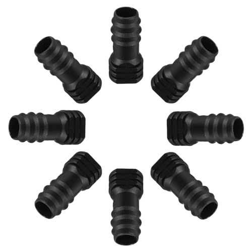 QUARKZMAN Púa Goteo Tubo Extremo Cierre Tapa 16PE Manguera Enchufe Conector para Jardín Agrícola Riego Sistema Plástico 20uds