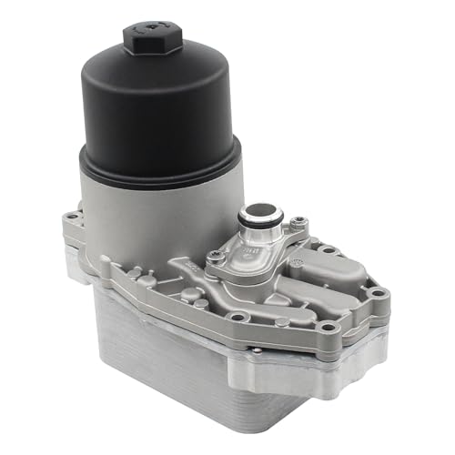 HouYeen Engine Oil Cooler Filter & Housing for Lan-d Ro-ver Discovery 4 5 L462 Ja-guar F-Pace X761 XF mk2 X250 X260 XJ X351 Cit-roen C5 C6 Peu-geot 407 3.0 TD SDV6 D HDi