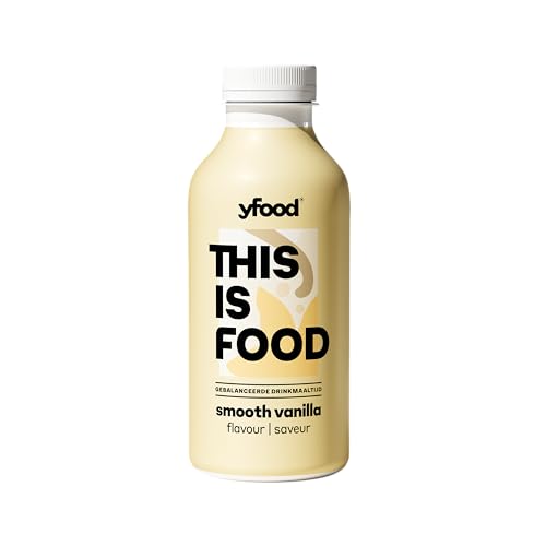 yfood Smooth Vanilla, tasty meal replacement, THIS IS FOOD drink, 34g of protein, 26 vitamins and mineral (12 x 500ml)