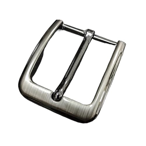 Cinturón de metal con hebilla de cinturón for hombre de 40mm y pasador de barra de talón artesanal